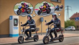 DALL·E 2024-09-27 18.30.25 - A humorous photorealistic image of middle-aged motorcyclists rid...jpeg